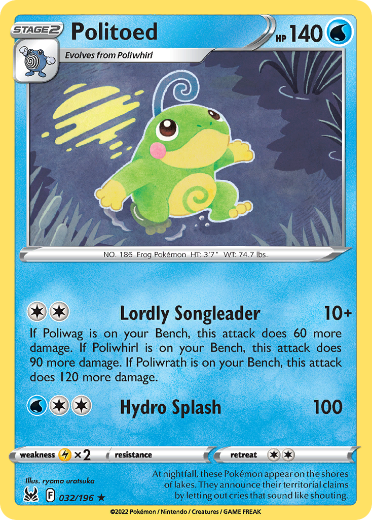 Politoed 32 / 196