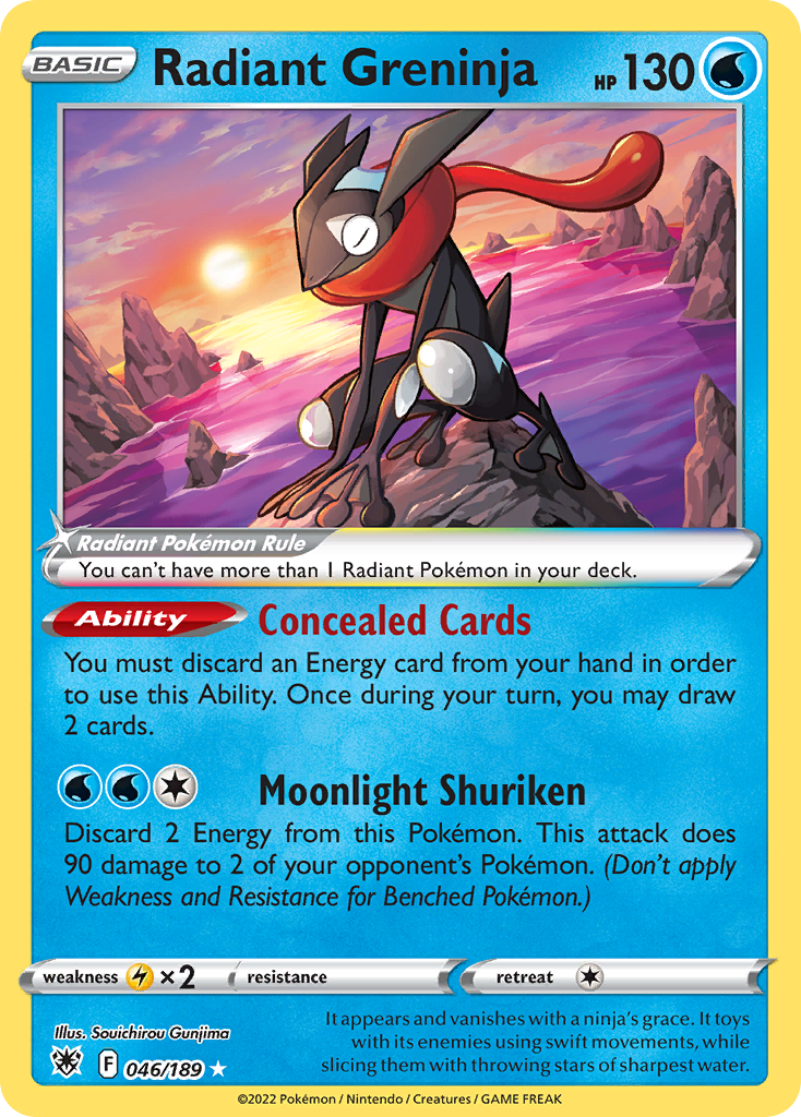 Radiant Greninja 46 / 189