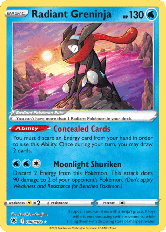 Radiant Greninja 46 / 189