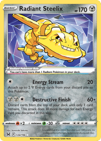 Radiant Steelix 124 / 196