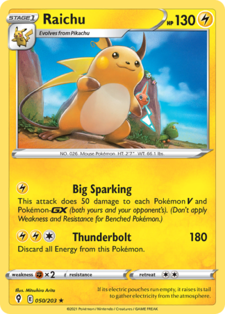 Raichu 50 / 203