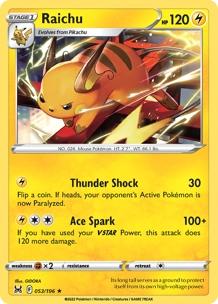 Raichu 53 / 196