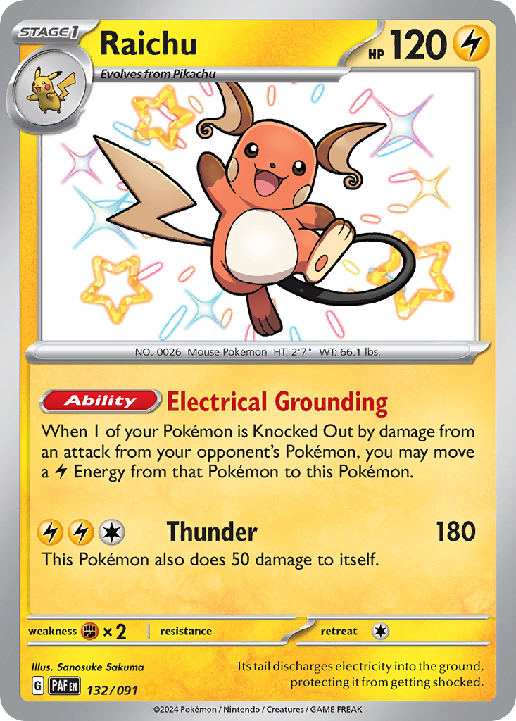Raichu 132 / 91