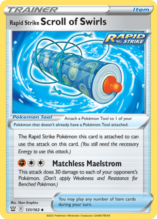 Rapid Strike Scroll of Swirls 131 / 163