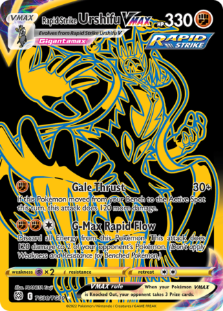 Rapid Strike Urshifu VMAX TG30 / 172