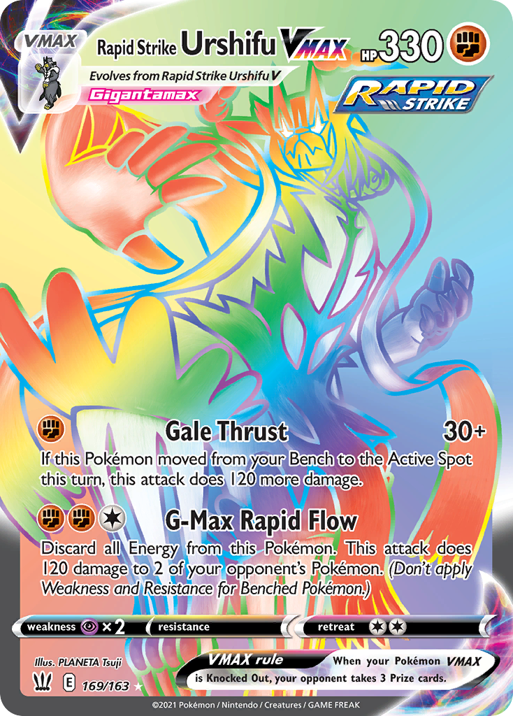 Rapid Strike Urshifu VMAX 169 / 163