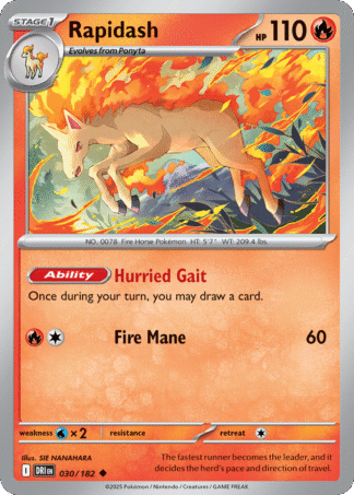 Rapidash 30 / 182