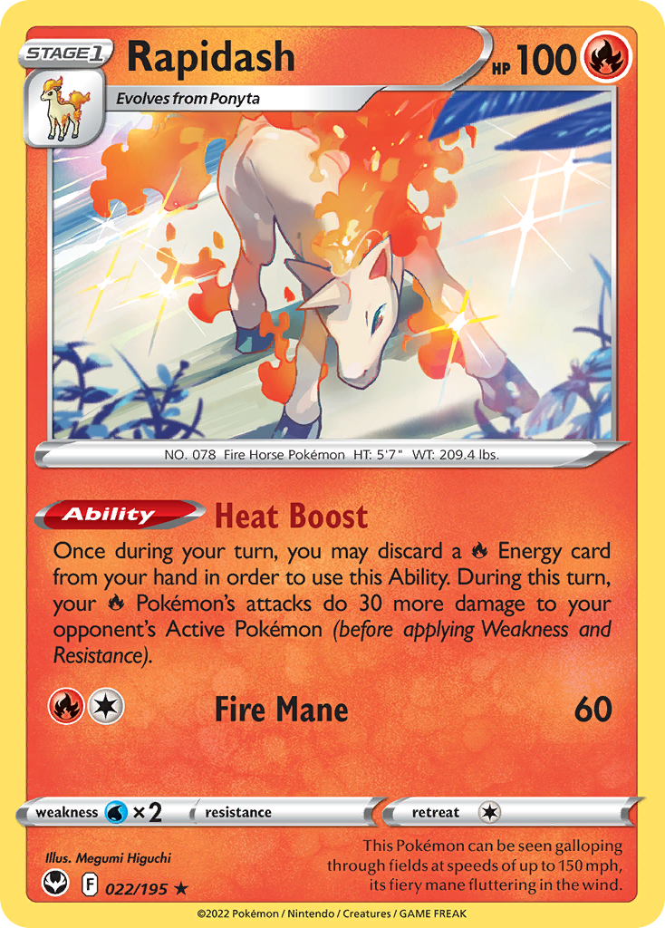 Rapidash 22 / 195