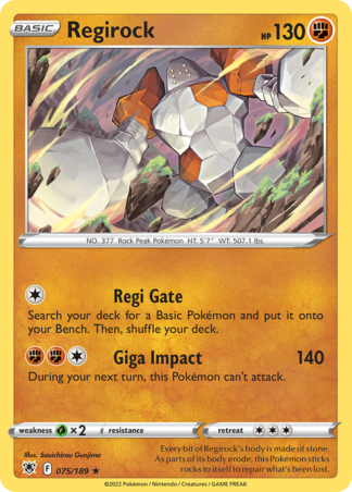 Regirock 75 / 189