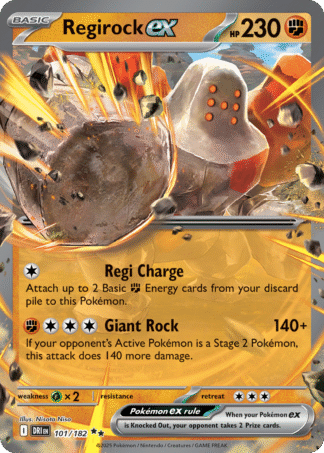 Regirock ex 101 / 182