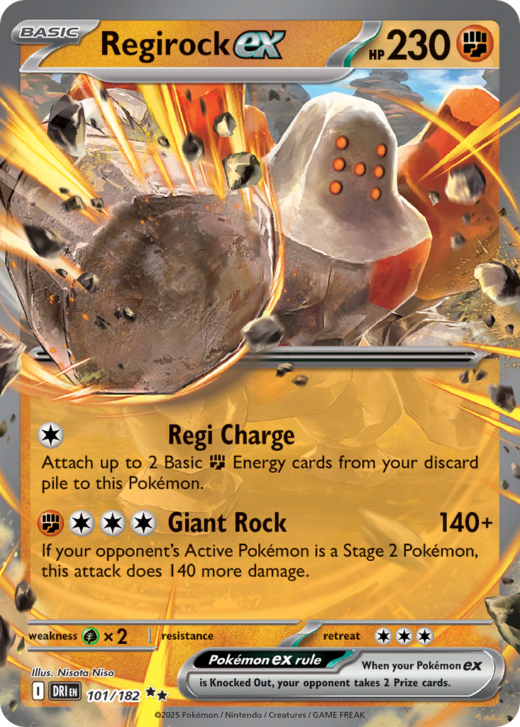Regirock ex 101 / 182