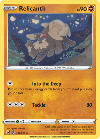 Relicanth 101 / 196