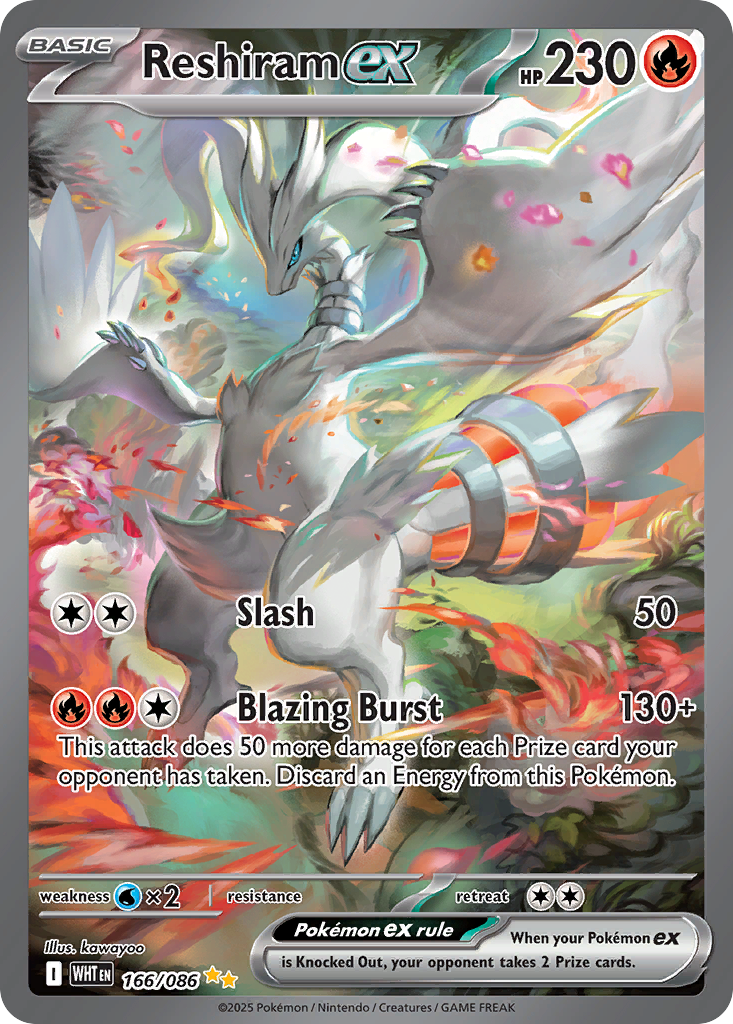 Reshiram ex 166 / 86