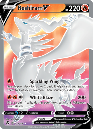 Reshiram V 172 / 195
