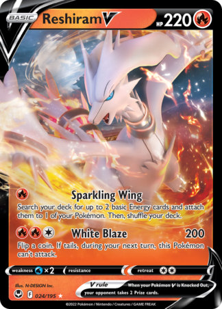 Reshiram V 24 / 195