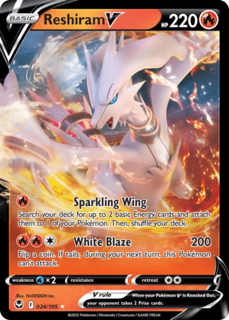 Reshiram V 24 / 195