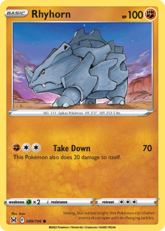 Rhyhorn 89 / 196
