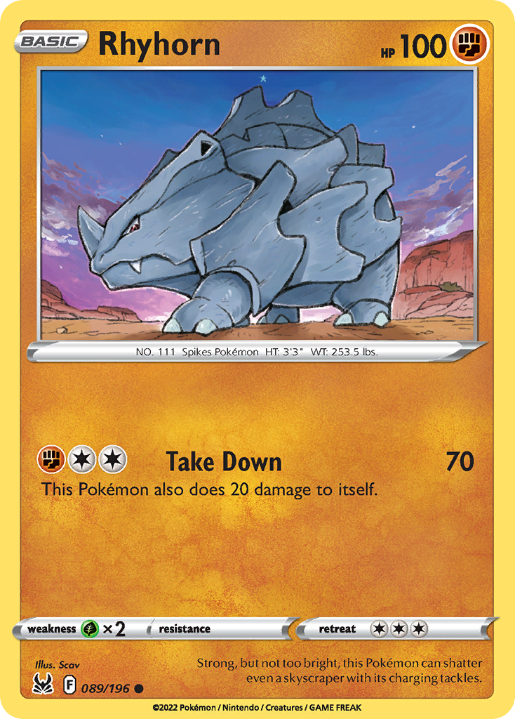 Rhyhorn 89 / 196