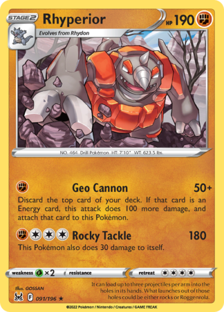 Rhyperior 91 / 196