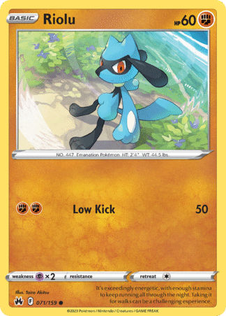 Riolu 71 / 159