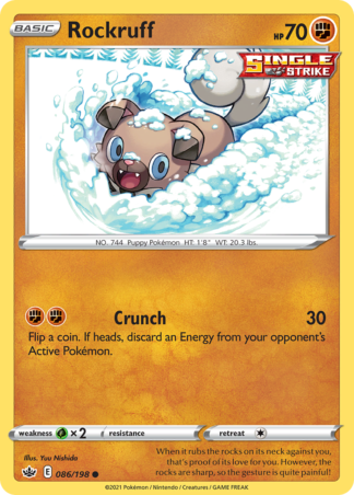 Rockruff 86 / 198
