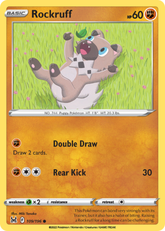 Rockruff 109 / 196