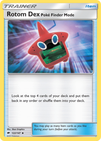 Rotom Dex Poké Finder Mode 122 / 147