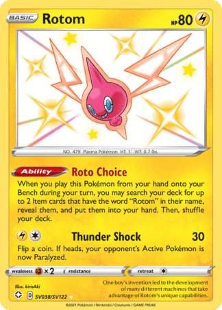Rotom SV038 / 72