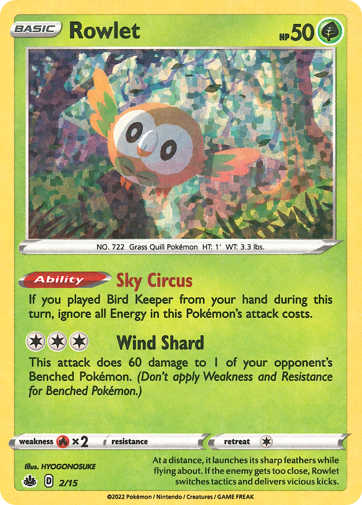 Rowlet 2 / 15