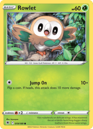Rowlet 19 / 189