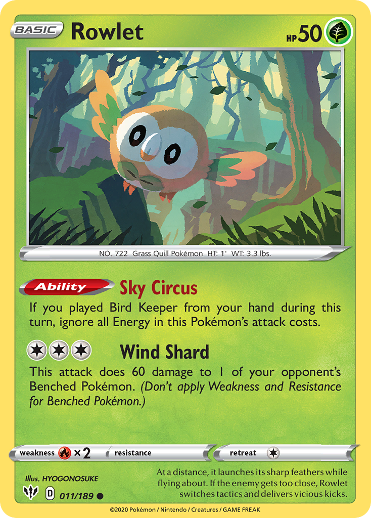 Rowlet 11 / 189