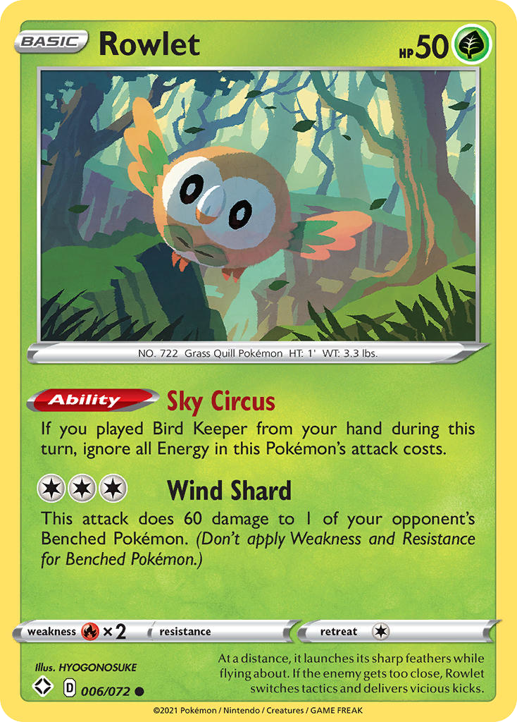 Rowlet 6 / 72