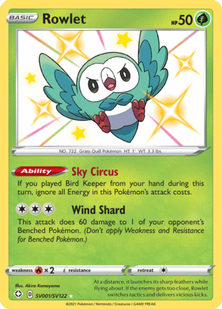 Rowlet SV001 / 72