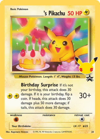 _____’s Pikachu 24 / 25