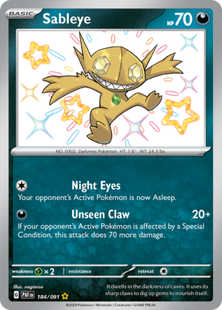 Sableye 184 / 91