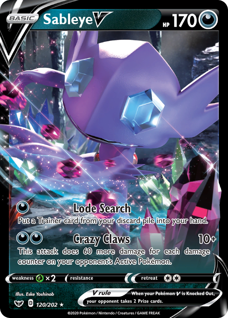 Sableye V 120 / 202