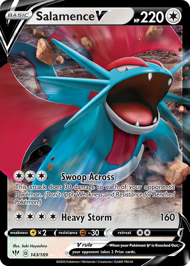 Salamence V 143 / 189