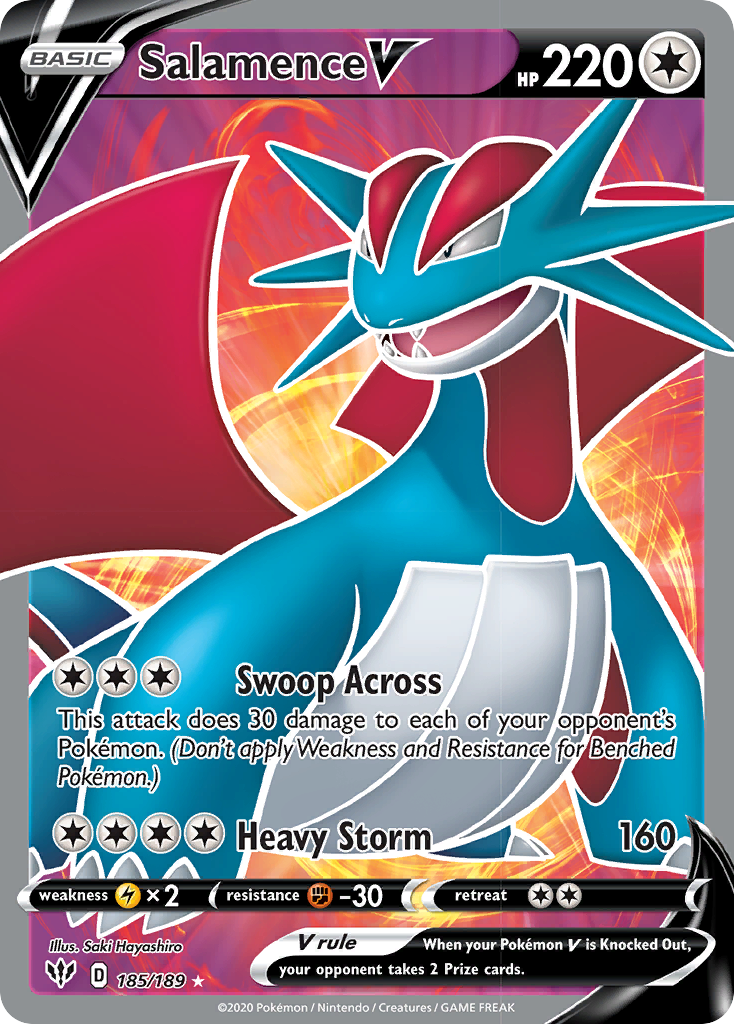 Salamence V 185 / 189
