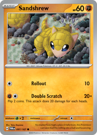 Sandshrew 97 / 167