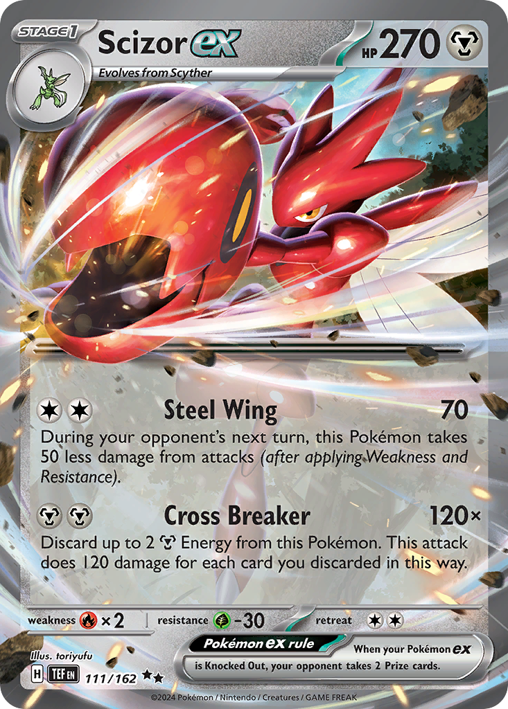 Scizor ex 111 / 162