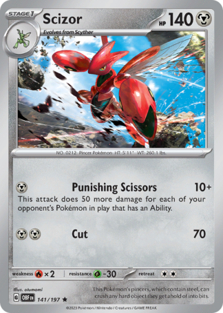 Scizor 141 / 197