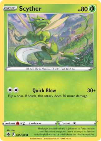 Scyther 5 / 189
