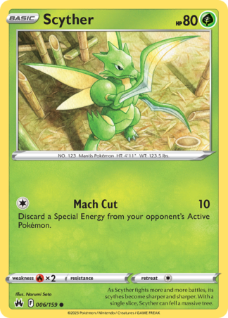 Scyther 6 / 159