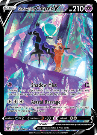Shadow Rider Calyrex V TG17 / 189