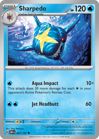 Sharpedo 47 / 197