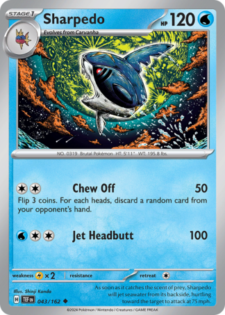Sharpedo 43 / 162