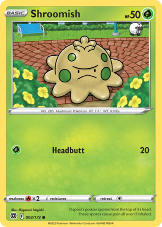 Shroomish 3 / 172
