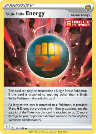 Single Strike Energy 141 / 163