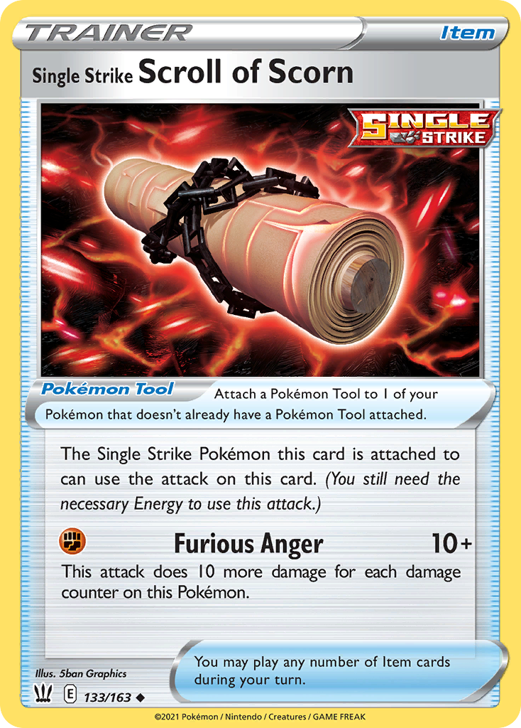 Single Strike Scroll of Scorn 133 / 163