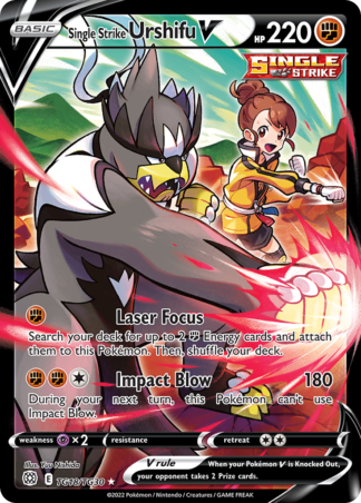 Single Strike Urshifu V TG18 / 172